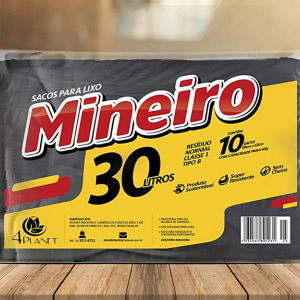 Sacos para lixo 30L resíduo normal 100% reciclável 